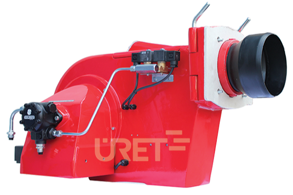 ÜRET Ü 2 VZTU İki Kademeli Motorin Sıvı Yakıt Brülörü (10-25 kg/h)