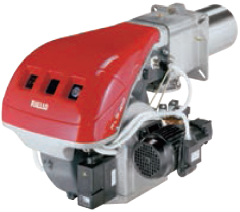 Riello - RLS 70 TC, Çift Yakıtlı Doğalgaz / Motorin Brülörü - Tek ve İki Kademeli, 232 - 814 kW, Doğalgaz / Motorin, 300 mbar
