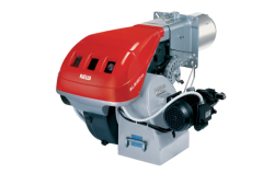 Riello - RLS 68 M MX TC, Çift Yakıtlı Brülör - Doğalgaz Oransal / Motorin İki Kademeli, 200 - 860 kW, Doğalgaz / Motorin, 300 mbar