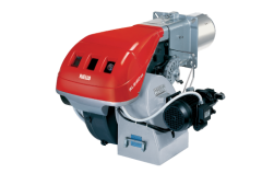 Riello - RLS 160 M MX TC, Çift Yakıtlı Brülör - Doğalgaz Oransal / Motorin İki Kademeli, 300 - 1.840 kW, Doğalgaz / Motorin, 300 mbar