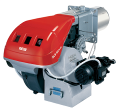 Riello - RLS 190 M MZ TC, Çift Yakıtlı Brülör - Doğalgaz Oransal / Motorin İki Kademeli, 550 - 2.150 kW, Doğalgaz / Motorin, 300 mbar