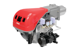 Riello - RLS 160 E MX, Elektronik Modülasyonlu Çift Yakıtlı Brülör - Doğalgaz / Motorin Oransal, 300 - 1.840 kW, Doğalgaz / Motorin, 300 mbar