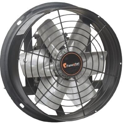 Fanex FAL-Y-800-01 Harici motorlu alüminyum pervaneli yuvarlak aksiyal aspiratörler Monofaze