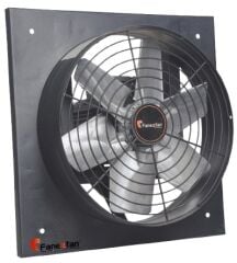 Fanex FAL-K-500-01 Harici motorlu kare kasalı alüminyum pervaneli aksiyal aspiratörler Monofaze