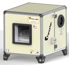 Fanex FHV-9-03 Öne eğimli sık kanatlı hücreli vantilatörler Trifaze