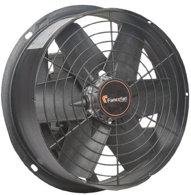 Fanex FHP-Y-500-01 Harici motorlu plastik pervaneli yuvarlak aksiyal aspiratörler Trifaze