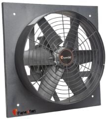 Fanex FHP-K-400-01 Harici motorlu plastik pervaneli kare kasalı aksiyal aspiratörler Trifaze
