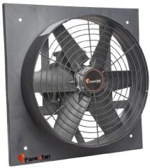 Fanex FHP-K-630-01 Harici motorlu plastik pervaneli kare kasalı aksiyal aspiratörler Trifaze