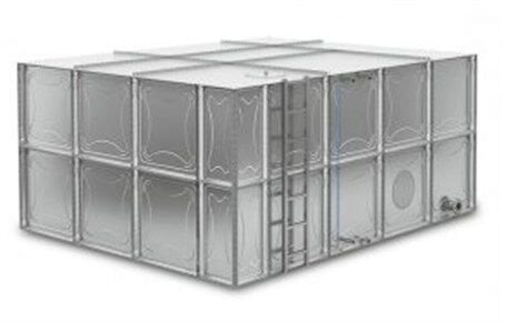 Modüler su deposu, paslanmaz yada galvanizli
