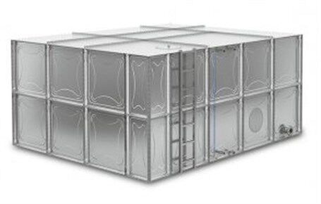 Modüler su deposu, paslanmaz yada galvanizli