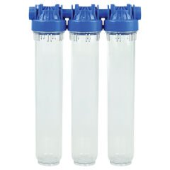 GD20-3 - Üçlü Filtre Kabı 1''