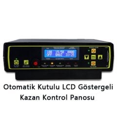 Otomatik (Stokerli) Kutulu LCD Göstergeli Katı Yakıtlı Kazan Kontrol Panosu
