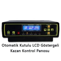 Otomatik (Stokerli) Kutulu LCD Göstergeli Katı Yakıtlı Kazan Kontrol Panosu