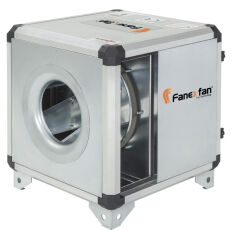 Fanex FPH-315 Harici motorlu tek cidarlı akustik izoleli hücreli fan (geriye eğimli plug fanlı) Monofaze