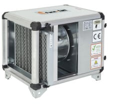 Fanex FPH-F-315 Harici motorlu çift cidarlı filtreli hücreli fan (geriye eğimli plug fanlı) Monofaze
