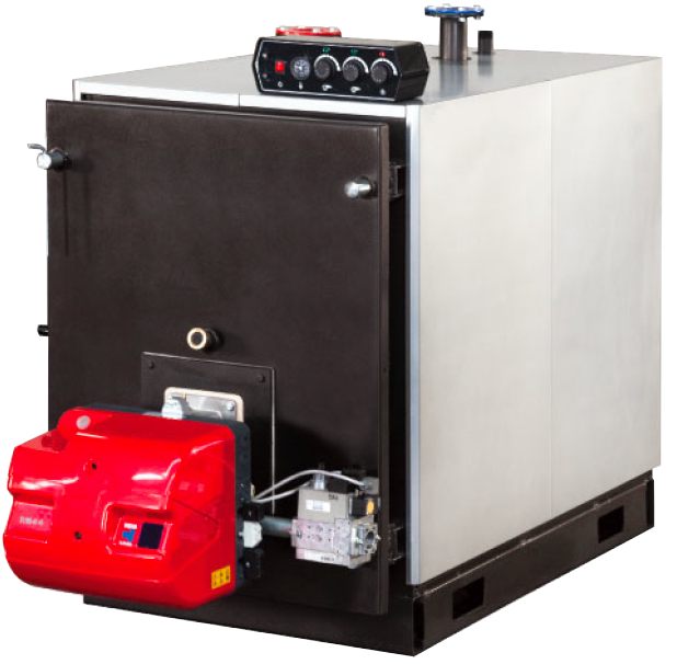 ÜGS/3G-400, Doğalgaz Kazanı, Sıcaksu Kazanı, Kalorifer Kazanı,  Üç Geçişli, Merkezi Sistem, 400.000 Kcal/h, 465 KW, 4 Bar