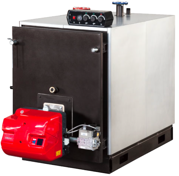 ÜGS/3G-500, Doğalgaz Kazanı, Sıcaksu Kazanı, Kalorifer Kazanı,  Üç Geçişli, Merkezi Sistem, 500.000 Kcal/h, 581 KW, 4 Bar