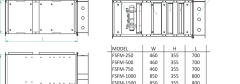 Fanex FSFM-1000 Kanal tipi sığınak fanları