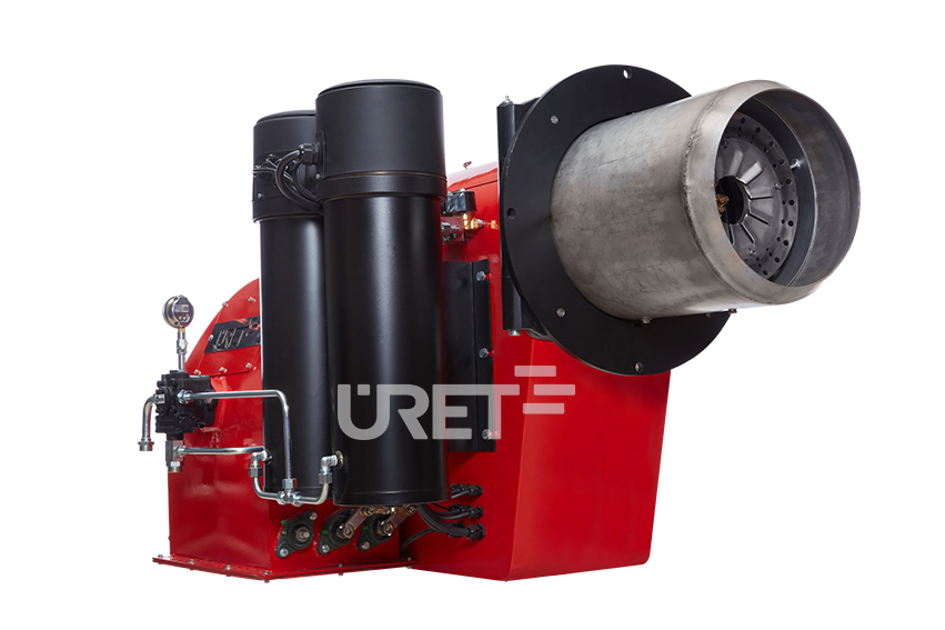 ÜRET ÜM 12 VTTU Üç Kademeli Fuel Oil Sıvı Yakıt Brülörü (210-525 kg/h)