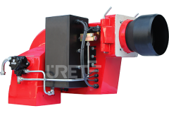 ÜRET ÜM 7 VZTU İki Kademeli Fuel Oil Sıvı Yakıt Brülörü (50-150 kg/h)