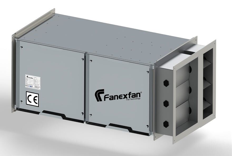 Fanex FBFF-4500 Baypaslı 3 filtreli kanal vantilatörü