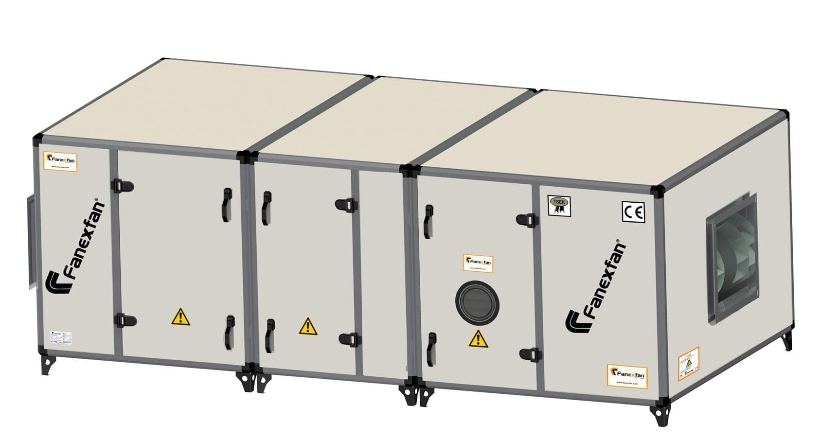 Fanex FBHS-22500 Elektrostatik filtreli bacasız havalandırma santrali Tek Sıra
