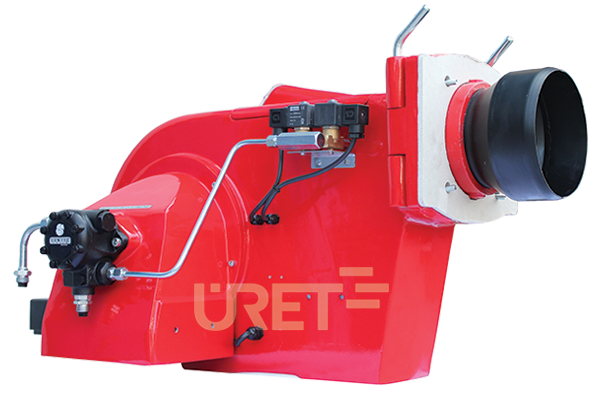 ÜRET Ü 5 VZTU İki Kademeli Motorin Sıvı Yakıt Brülörü (40-110 kg/h)