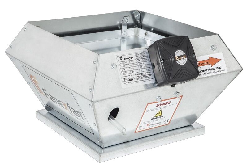 Fanex FDRÇ-250 Fdrç dikey atışlı radyal çatı fanları