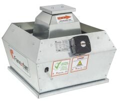 Fanex FDRÇ-H-400 Fdrç-h dikey atışlı harici motorlu radyal çatı fanları Trifaze