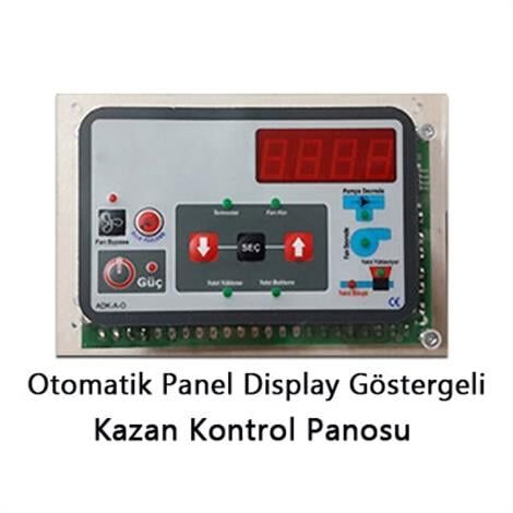 Otomatik (Stokerli) Panel Display Göstergeli Katı Yakıtlı Kazan Kontrol Panosu
