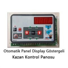 Otomatik (Stokerli) Panel Display Göstergeli Katı Yakıtlı Kazan Kontrol Panosu