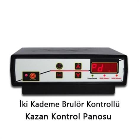 İki Kademe Brulör Kontrollü Sıvı ve Gaz Yakıtlı Kazan Kontrol