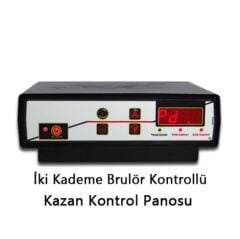 İki Kademe Brulör Kontrollü Sıvı ve Gaz Yakıtlı Kazan Kontrol